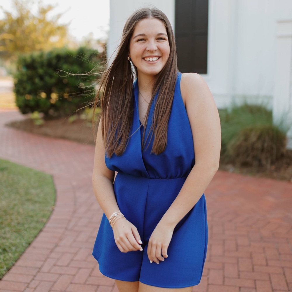 Blue romper!!